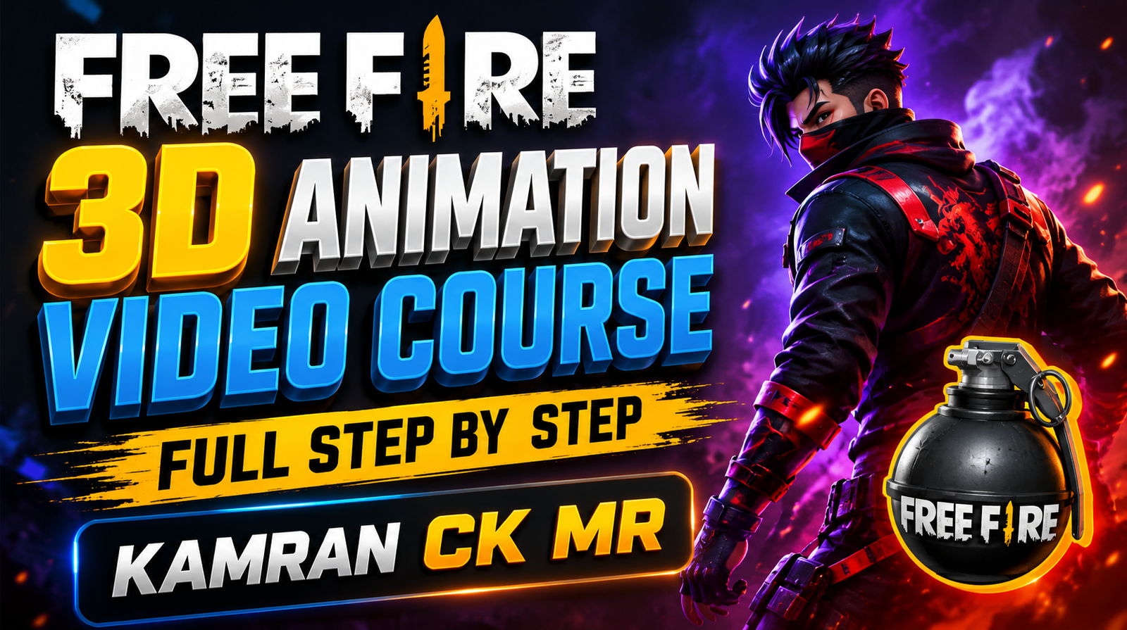 Free Fire 3d Animation Video Course