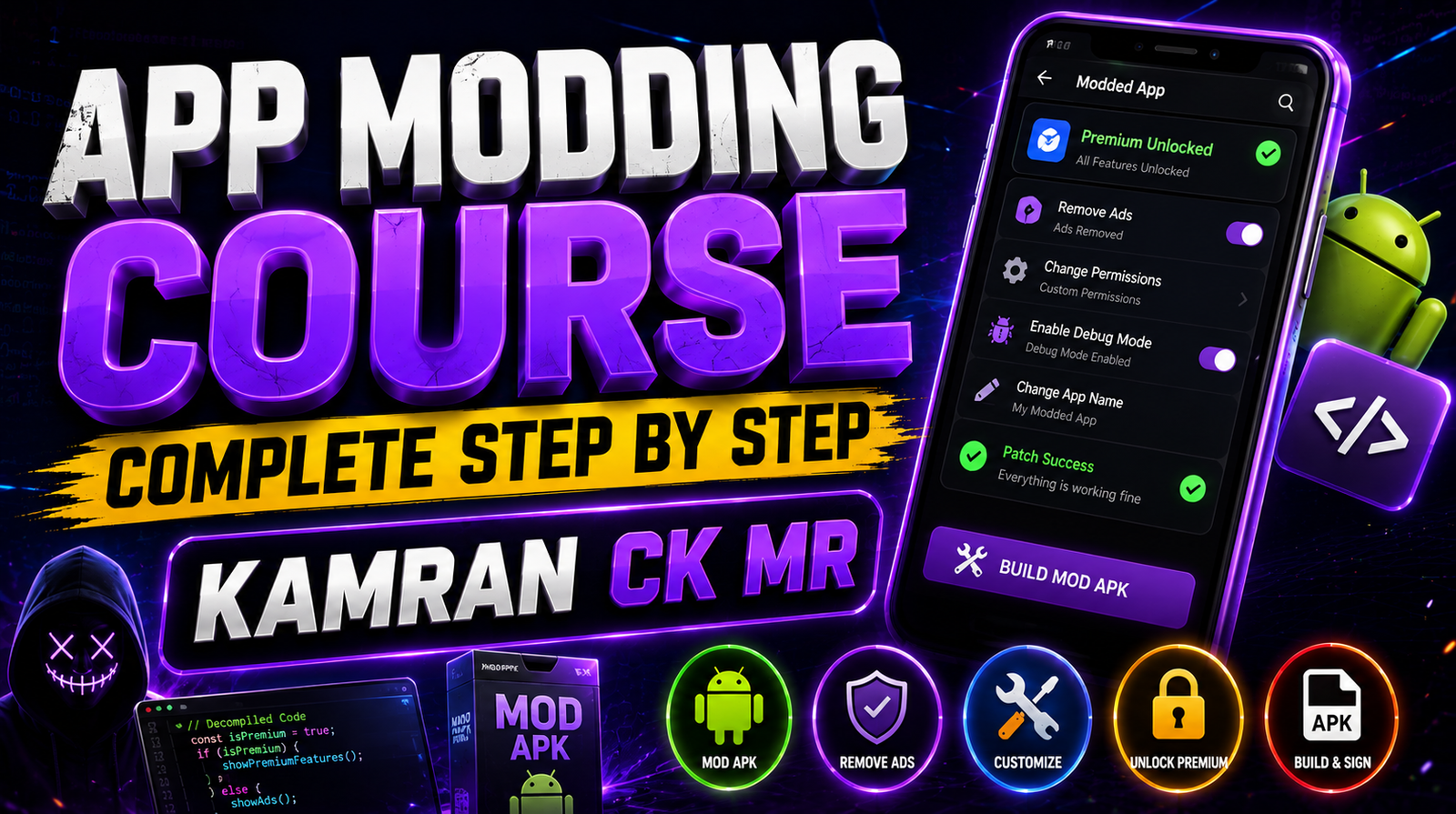 App Modding Course Advance Level