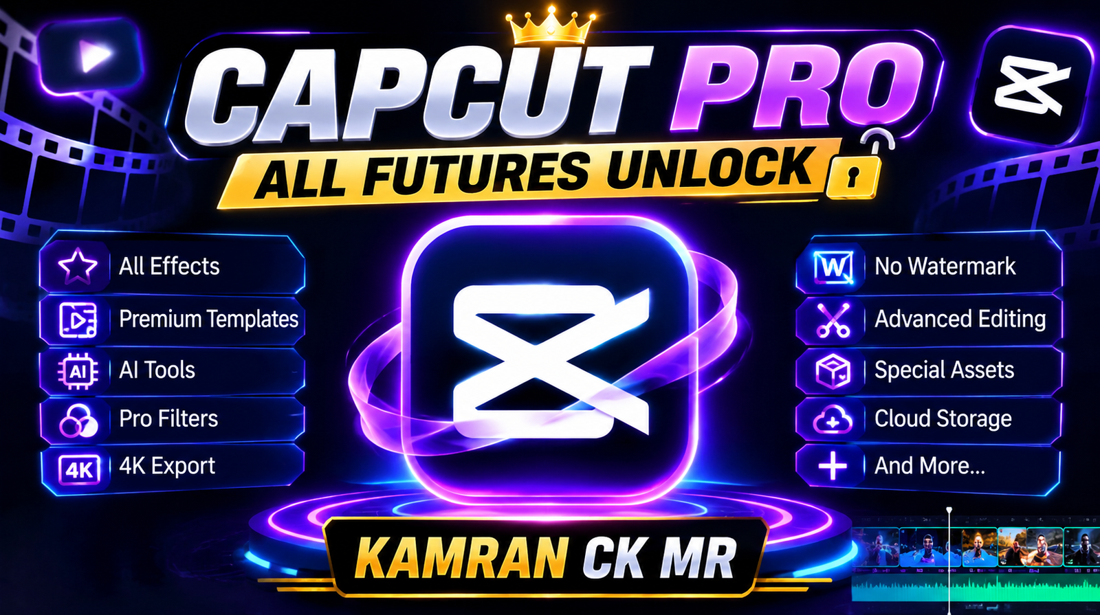 CapCut Pro All Futures Unlock 🔓