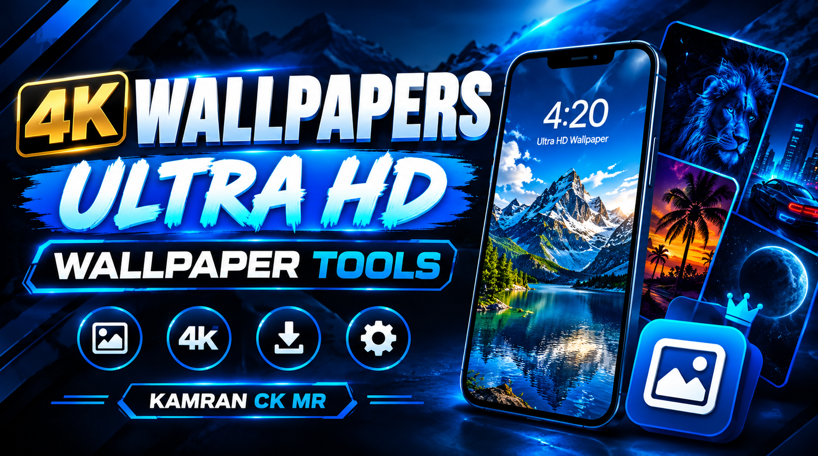 4K WALLPAPER & DP ULTRA HD FREE TOOLS